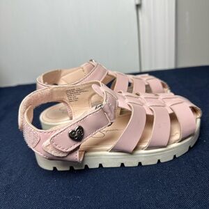 Jessica Simpson | Toddler Pink Sandals |Size 7 |Strappy Heart Detail Summer